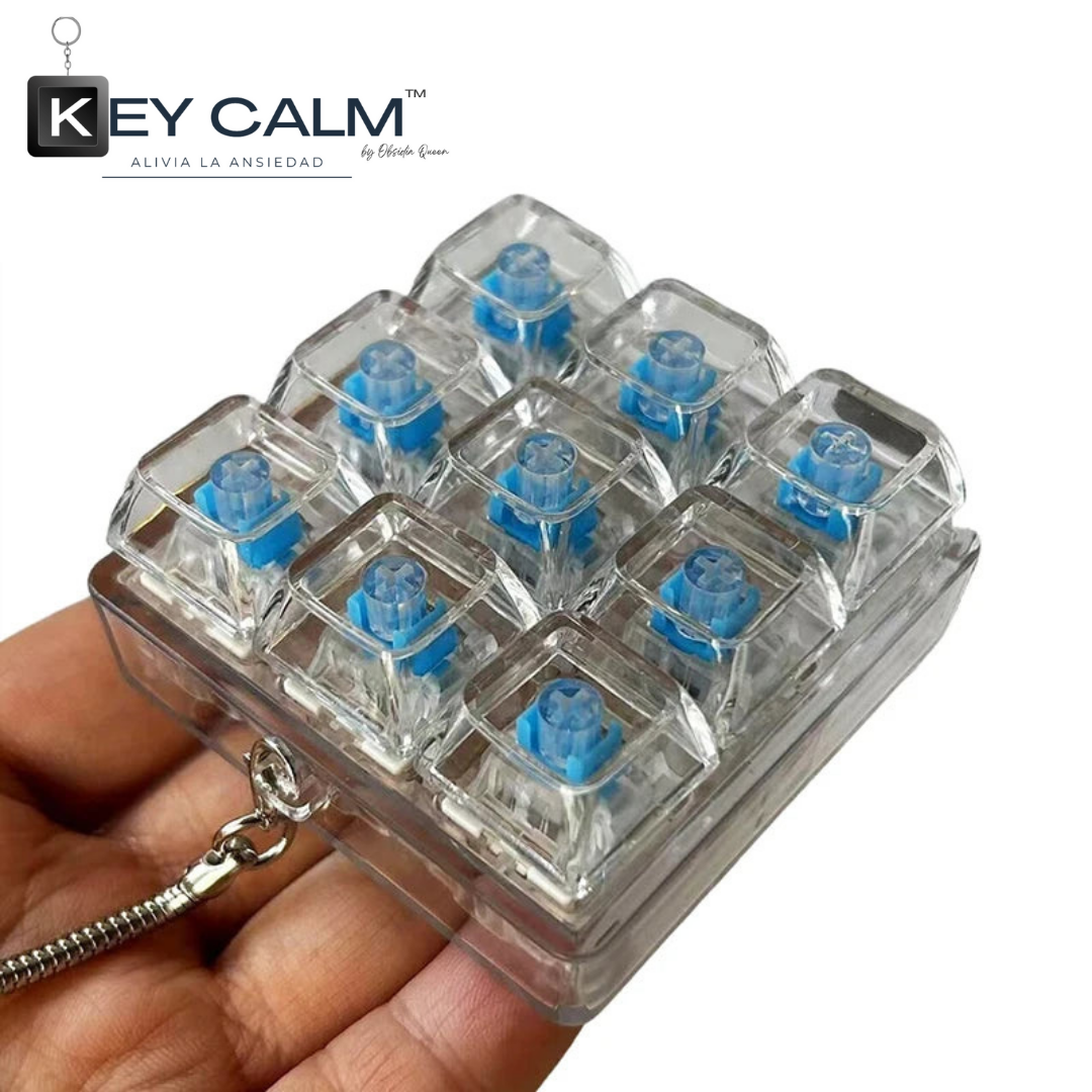 🌟 Key Calm™ – Mini Teclado Anti-Estrés Portátil